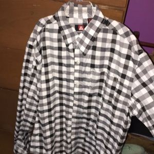 Black and white flannel